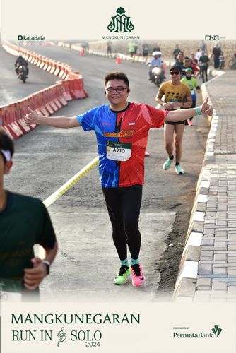 Race photo from Mangkunegaran Run 2024