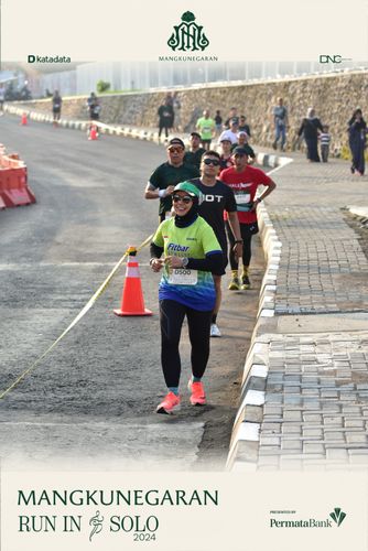Race photo from Mangkunegaran Run 2024