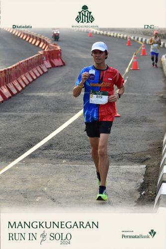 Race photo from Mangkunegaran Run 2024