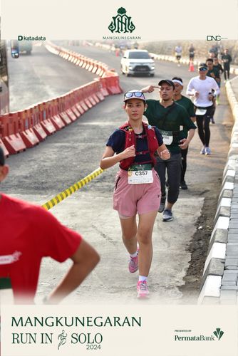 Race photo from Mangkunegaran Run 2024