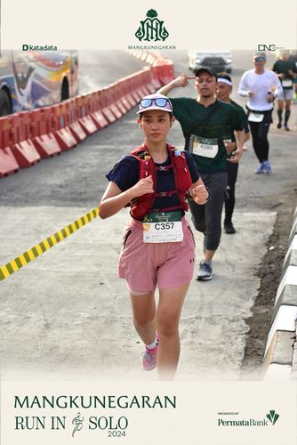 Race photo from Mangkunegaran Run 2024
