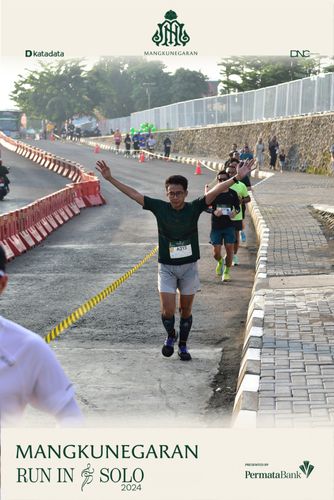 Race photo from Mangkunegaran Run 2024