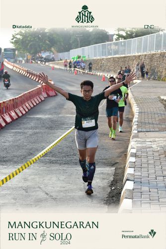 Race photo from Mangkunegaran Run 2024