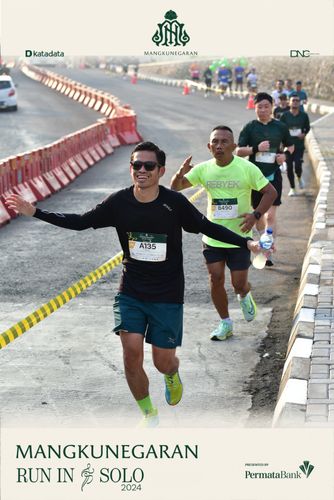 Race photo from Mangkunegaran Run 2024