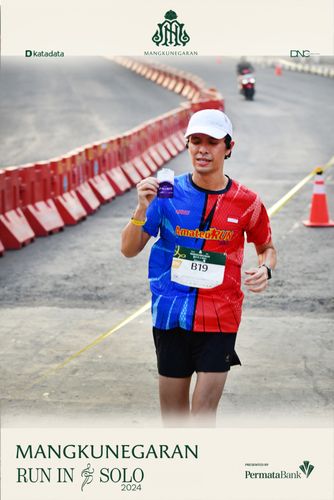 Race photo from Mangkunegaran Run 2024