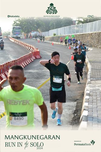 Race photo from Mangkunegaran Run 2024