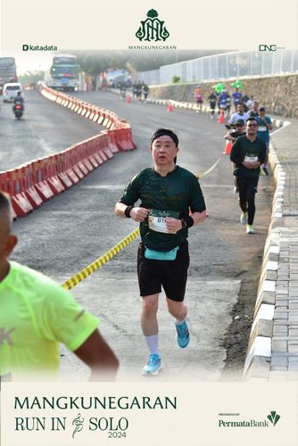 Race photo from Mangkunegaran Run 2024