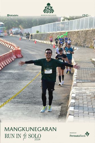 Race photo from Mangkunegaran Run 2024
