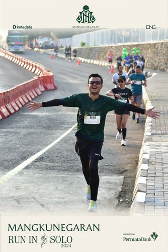 Race photo from Mangkunegaran Run 2024