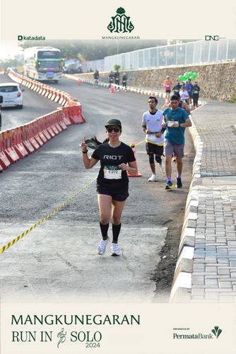 Race photo from Mangkunegaran Run 2024