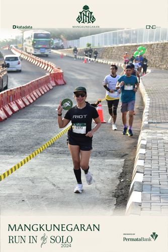 Race photo from Mangkunegaran Run 2024