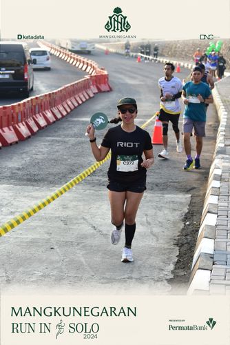 Race photo from Mangkunegaran Run 2024