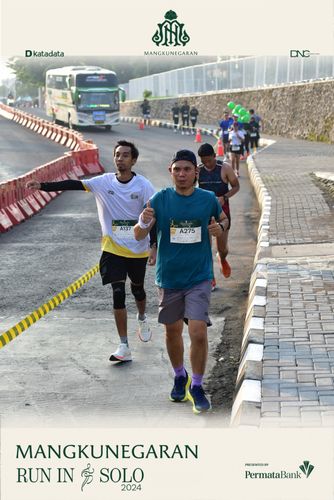 Race photo from Mangkunegaran Run 2024