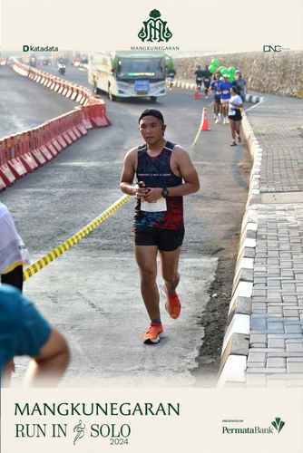 Race photo from Mangkunegaran Run 2024