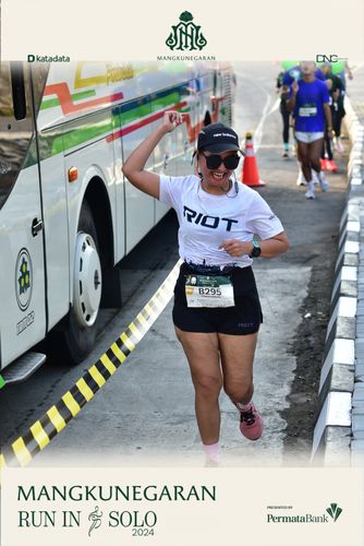 Race photo from Mangkunegaran Run 2024