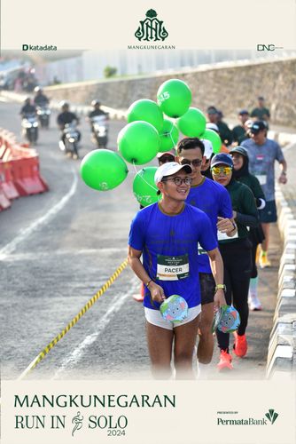 Race photo from Mangkunegaran Run 2024