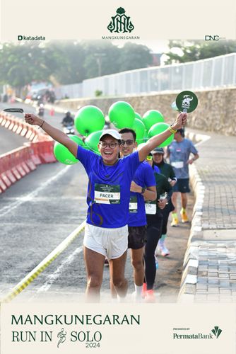 Race photo from Mangkunegaran Run 2024