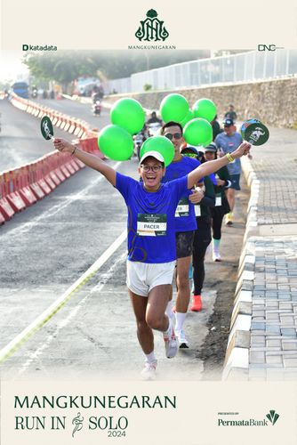 Race photo from Mangkunegaran Run 2024