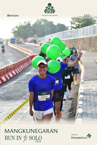 Race photo from Mangkunegaran Run 2024