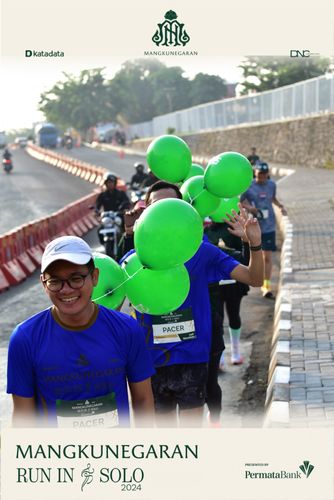Race photo from Mangkunegaran Run 2024