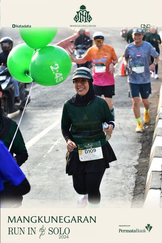 Race photo from Mangkunegaran Run 2024