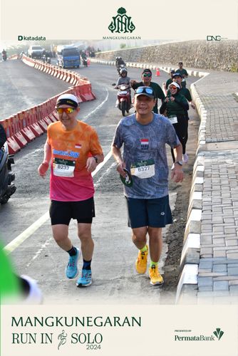 Race photo from Mangkunegaran Run 2024