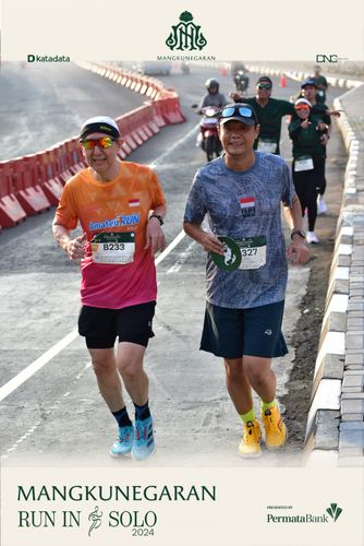 Race photo from Mangkunegaran Run 2024