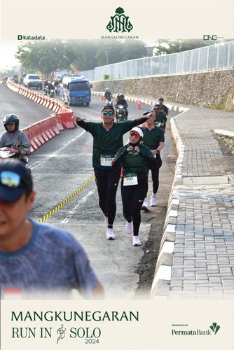 Race photo from Mangkunegaran Run 2024