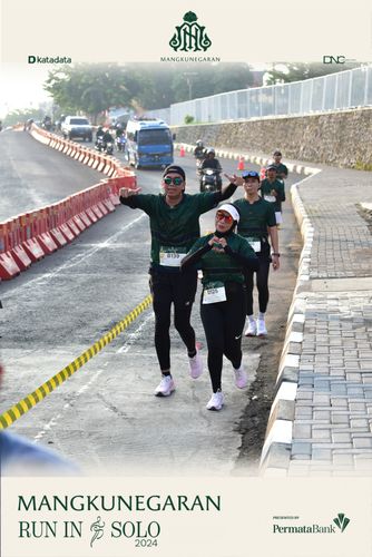 Race photo from Mangkunegaran Run 2024
