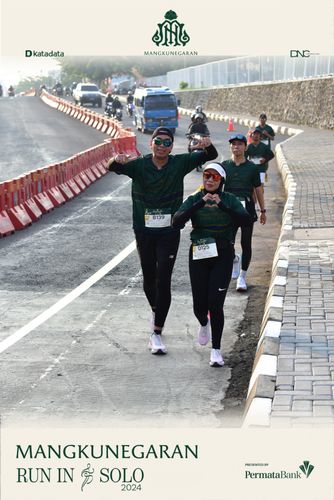 Race photo from Mangkunegaran Run 2024
