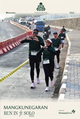 Race photo from Mangkunegaran Run 2024