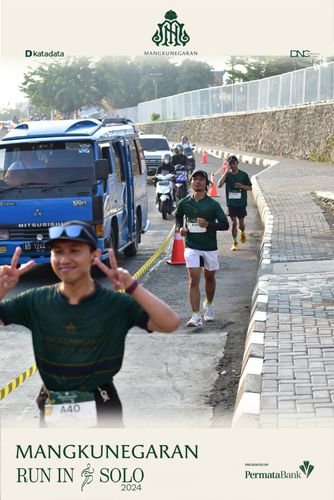 Race photo from Mangkunegaran Run 2024
