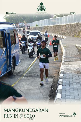 Race photo from Mangkunegaran Run 2024