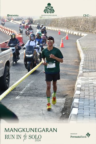 Race photo from Mangkunegaran Run 2024