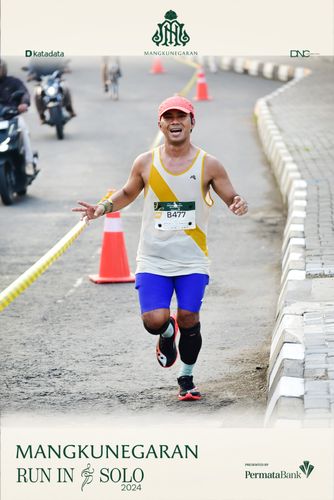 Race photo from Mangkunegaran Run 2024