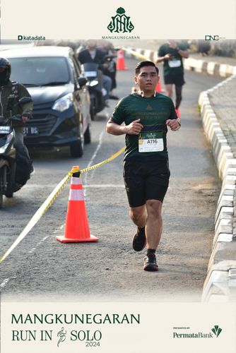 Race photo from Mangkunegaran Run 2024