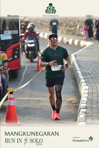 Race photo from Mangkunegaran Run 2024