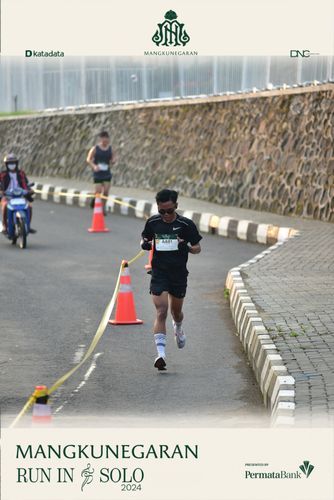 Race photo from Mangkunegaran Run 2024