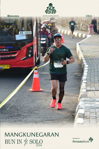 Race photo from Mangkunegaran Run 2024