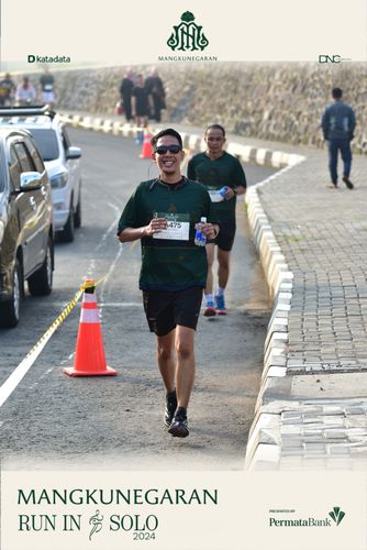Race photo from Mangkunegaran Run 2024