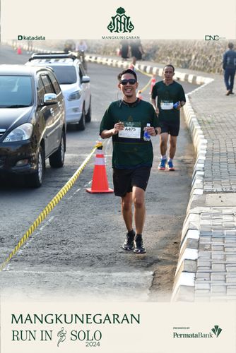 Race photo from Mangkunegaran Run 2024