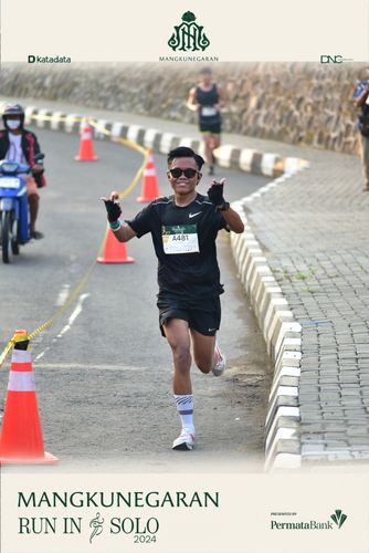Race photo from Mangkunegaran Run 2024
