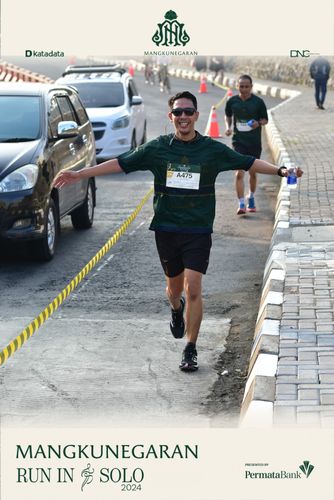 Race photo from Mangkunegaran Run 2024
