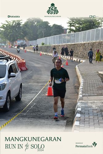 Race photo from Mangkunegaran Run 2024