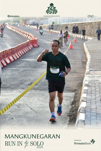 Race photo from Mangkunegaran Run 2024
