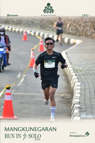 Race photo from Mangkunegaran Run 2024