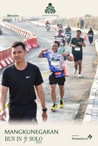 Race photo from Mangkunegaran Run 2024