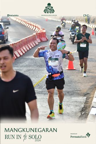 Race photo from Mangkunegaran Run 2024