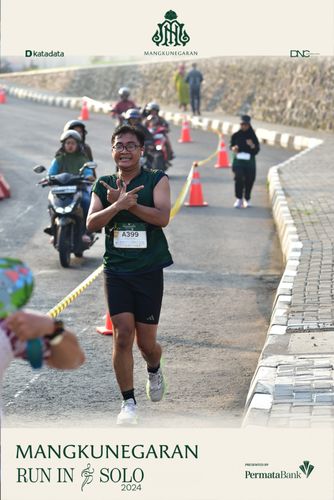 Race photo from Mangkunegaran Run 2024