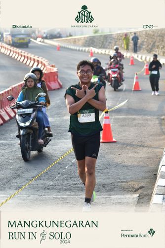 Race photo from Mangkunegaran Run 2024